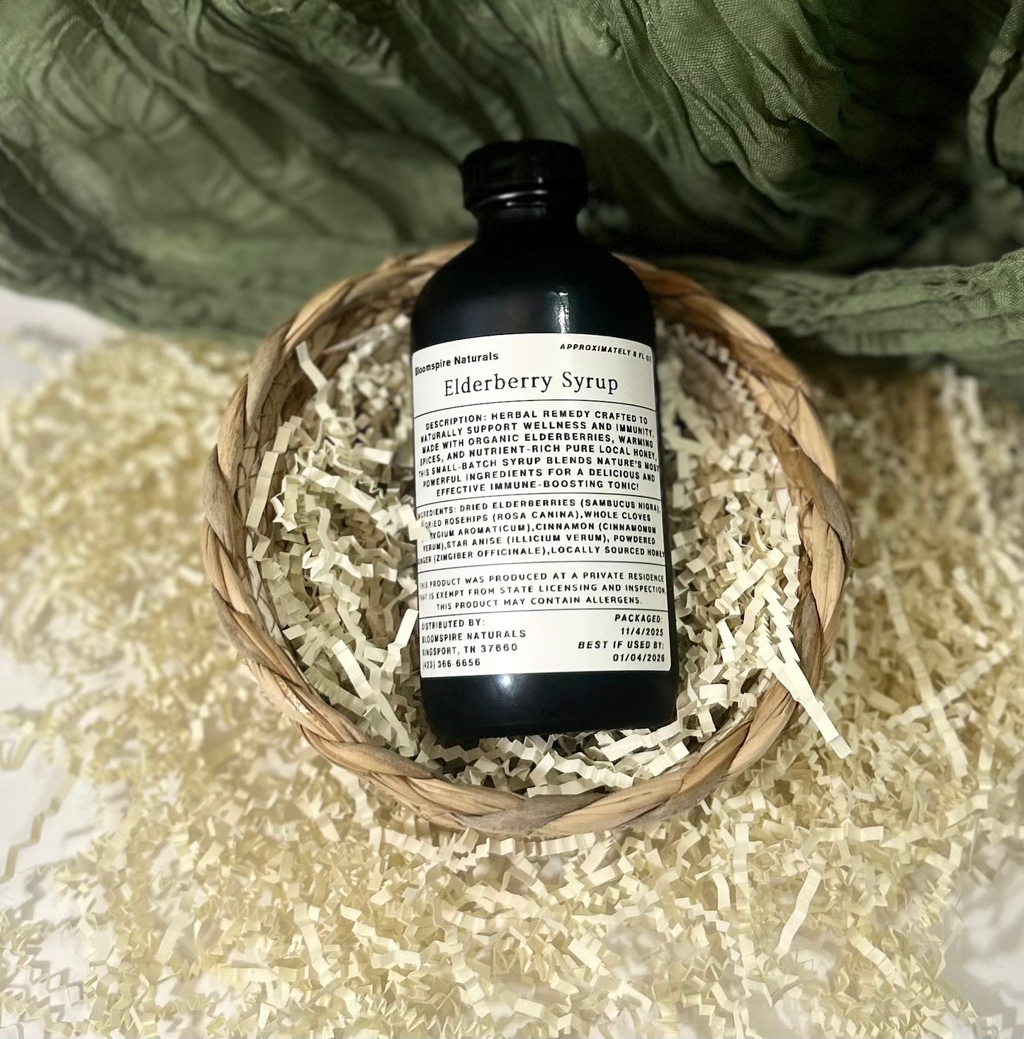 Bloomspire Naturals Elderberry Syrup