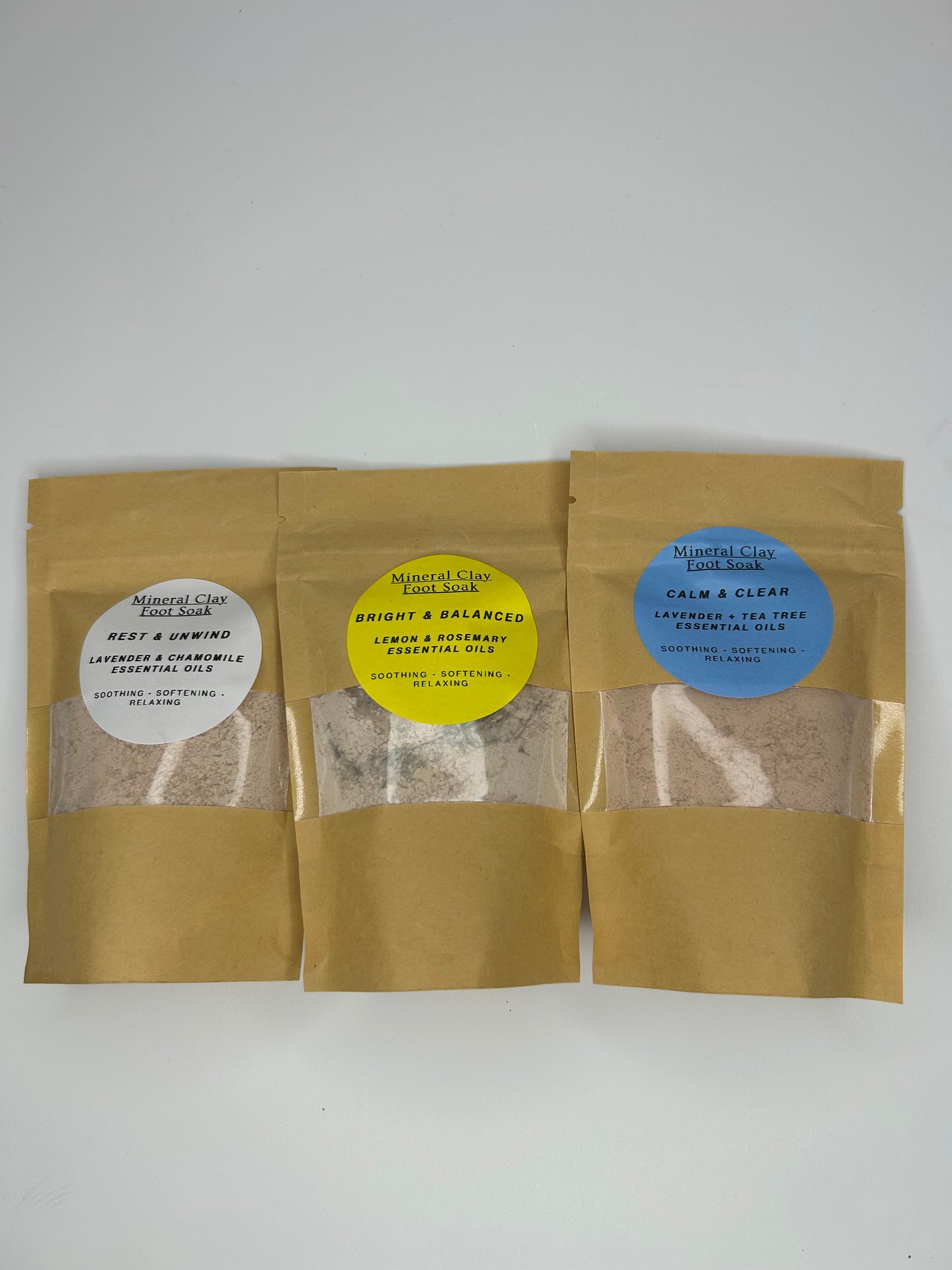 Mineral Clay Foot Soaks