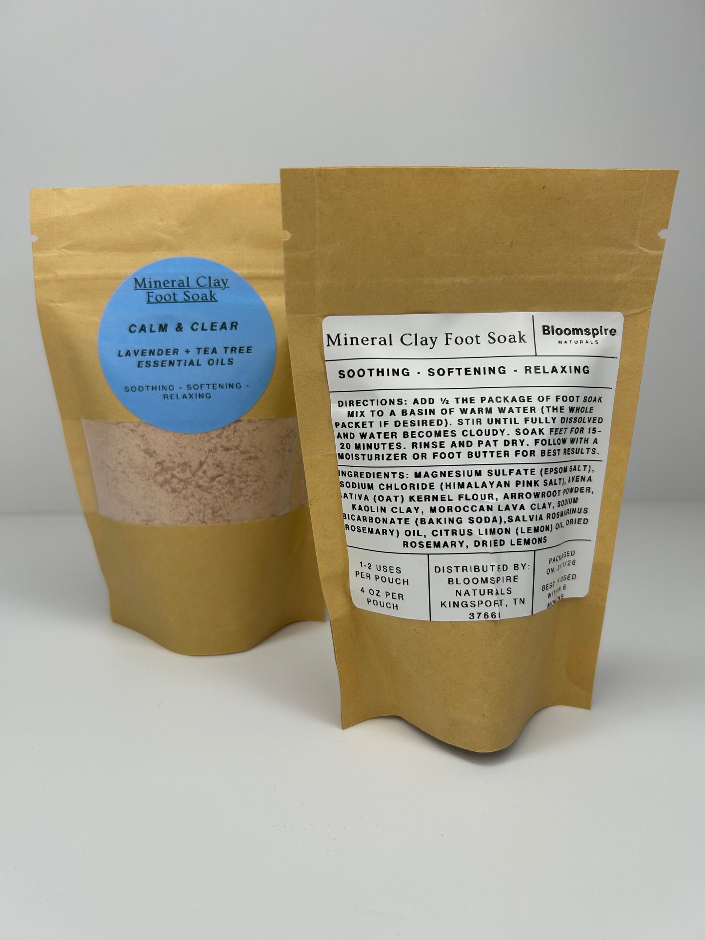 Mineral Clay Foot Soaks